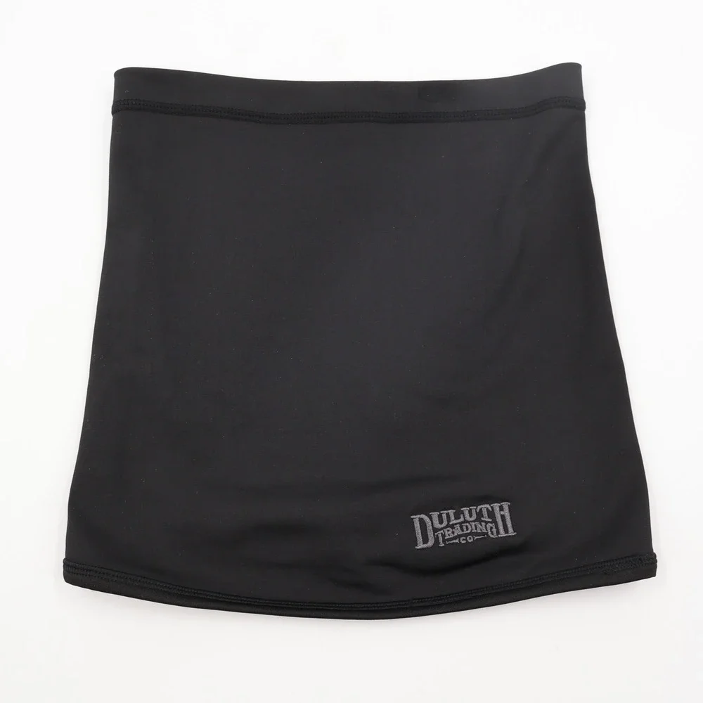 Duluth Trading Co Neck Gaiter Unisex M/L Black Performance Stretch 30202